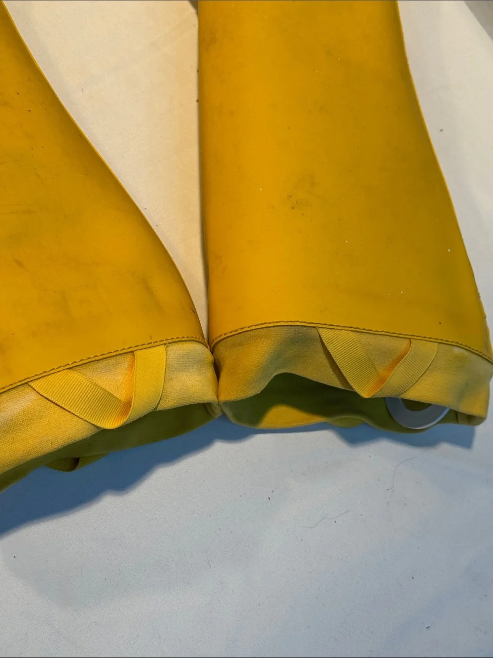CROCS Tall Yellow Waterproof Rain Boots